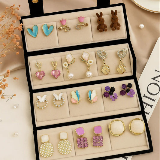 Personalised Earring Folding Gift Box (comes with any set of 12 earrings)